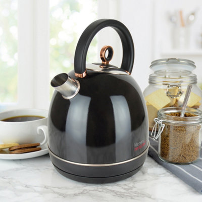 KitchenPerfected Quiet Rapid Boil Domed Kettle 3000w 1.7 Litre