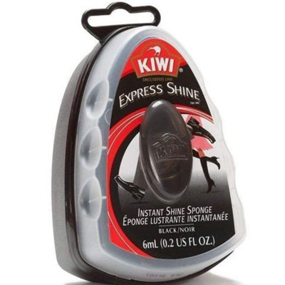 Kiwi Shoe Express Shine Sponge Black 7ml (Pack of 12)