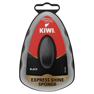 Express Schoen Shine Sponge, 0.2 fl oz, Zwart
