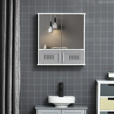 Home depot bathroom wall deals cabinets with mirror