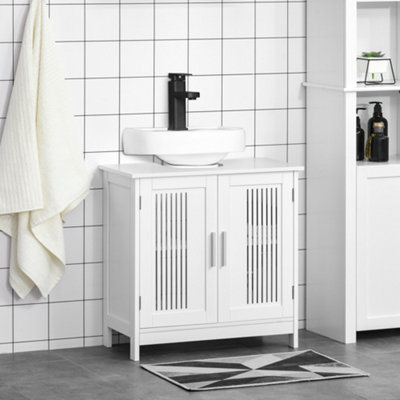 Pedestal under sink storage bathroom deals vanity