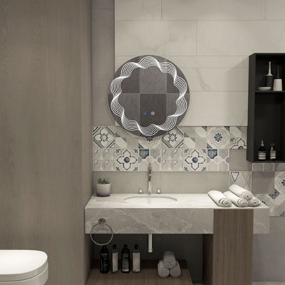 Smart led deals bathroom mirror