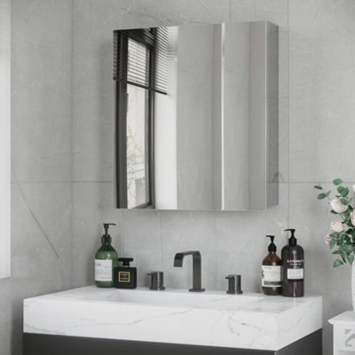 Medicine cabinet store mirrors for bathroom