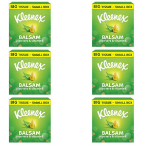 Kleenex balsam extra large tissues 40 sheets (Pack of 6)