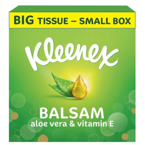 Kleenex balsam extra large tissues 40 sheets