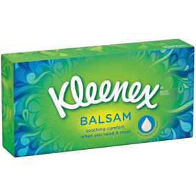 Kleenex Balsam Facial Tissues Box