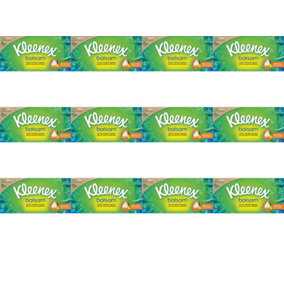 Kleenex Balsam Tissues Box (Pack of 12)
