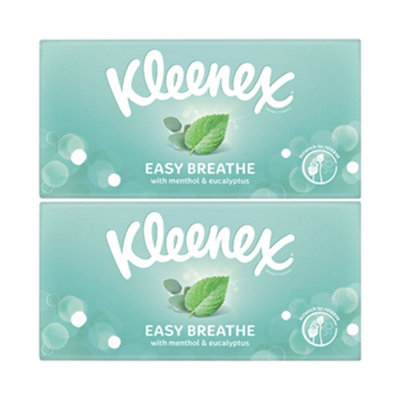 Kleenex Easy Breathe With Menthol & Eucalyptus 56s x 2
