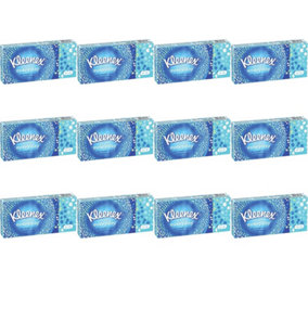 Kleenex Everyday Tissues 8 Packs Soft Facial, Travel, Pocket Tissues (Pack of 12)