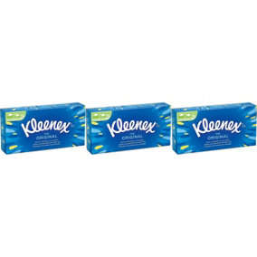 Kleenex Original Tissue Box, 70 Pieces (Pack of 3)
