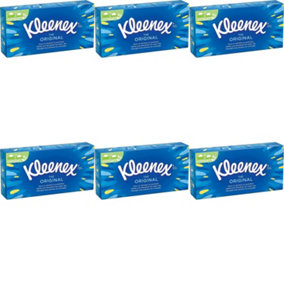 Kleenex Original Tissue Box, 70 Pieces (Pack of 6)