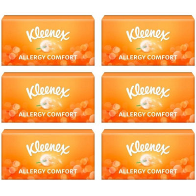 Kleenex Tissue Allergy Comfort Tissue Pack of 6