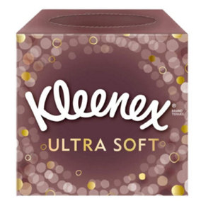 Kleenex Ultra Soft Facial Tissues, Tissues Box SMALL CUBE BOX
