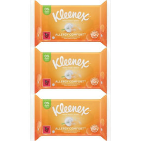 Kleenex Water Fresh Allergy Comfort Wipes 40 wipes - Pack of 3