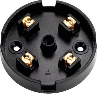 Klik 20 Amp Junction box, selective entry, 4 terminal, brown, 10
