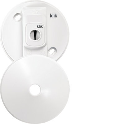 KLIK PLUG-IN CEILING ROSE COMPLETE (WHITE)