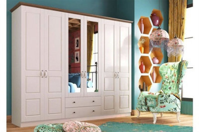 Klistra 6 Doors 2 Drawers Wardrobe DIY at B Q