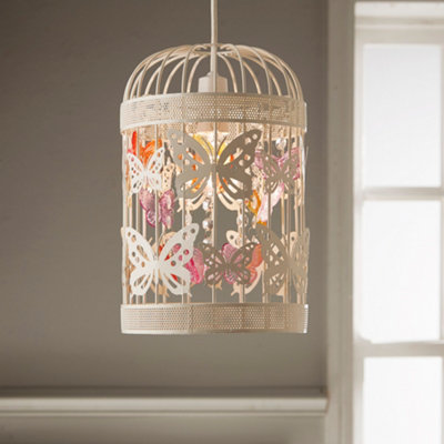 KLiving Pappillon 20cm Cream Butterfly Non Electric Pendant Light Shade