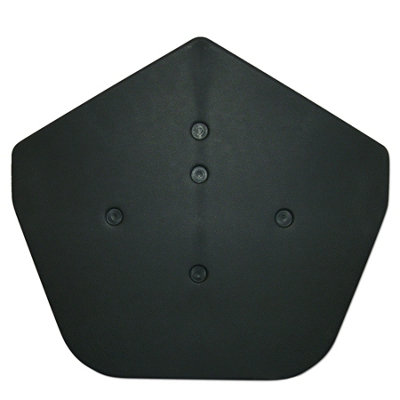 Klober KR977376 Dry Verge Ridge End Cap - Universal Angle, Black