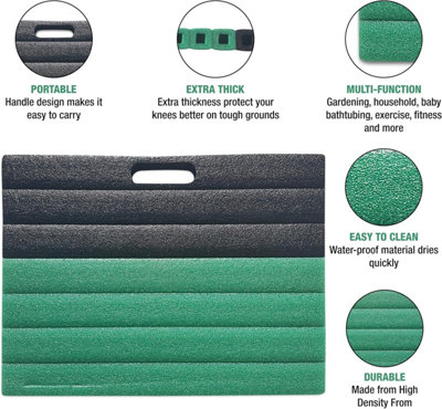 Kneeling Pads for Gardening 40 x 30 x 4cm Knee Pads Work Garden Kneeler Seat with Handles Ultra-Thick and Durable Multipurpose - 4