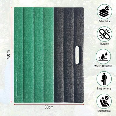 Kneeling Pads for Gardening 40 x 30 x 4cm Knee Pads Work Garden Kneeler Seat with Handles Ultra-Thick and Durable Multipurpose - 7