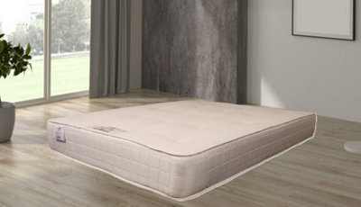 Knight Sleep Alovera Ortho Sprung Memory Foam Medium Double Mattress - 4FT6