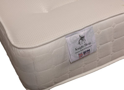 Knight Sleep Alovera Ortho Sprung Memory Foam Medium Double Mattress - 4FT6