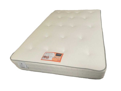 Knight Sleep Premium Hybrid 25 cm Deep Bonnell Sprung Memory Tufted Dual Sided Small Double Mattress - 4FT