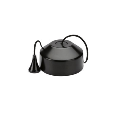 Knightsbridge 8300MB 10AX 2-Way Pull Cord Switch - Matt Black