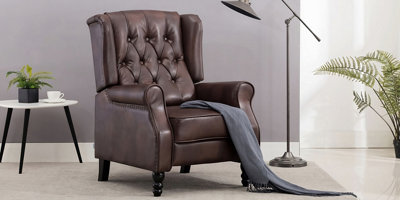 Wingback shop pushback recliner