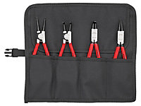 Knipex 00 19 56 Circlip Pliers Set in Roll, 4 Piece KPX001956