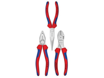 Knipex 00 20 01 V01 Pliers Set Basic - 4 Piece | Rapid Electronics