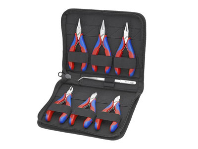 Knipex 00 20 16 Electronic Plier Set 6 Piece KPX002016