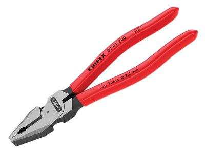 Knipex 02 01 200 SB High Leverage Combination Pliers PVC Grip 200mm (8in) KPX0201200