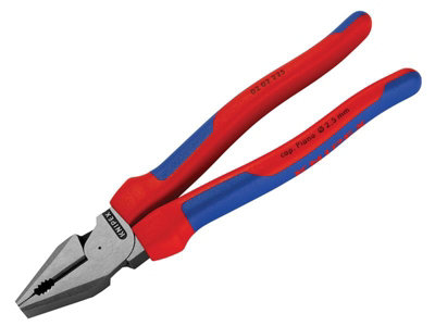 Knipex 02 02 225 SB High Leverage Combination Pliers Multi-Component Grip 225mm (9in) KPX0202225