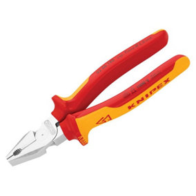 Knipex 02 06 180 SB VDE High Leverage Combination Pliers 180mm KPX0206180
