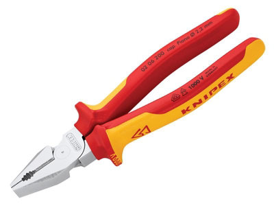 Knipex 02 06 200 SB VDE High Leverage Combination Pliers 200mm KPX0206200