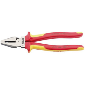 Knipex 02 08 225UKSBE VDE Fully Insulated High Leverage Combination Pliers, 225mm 32018