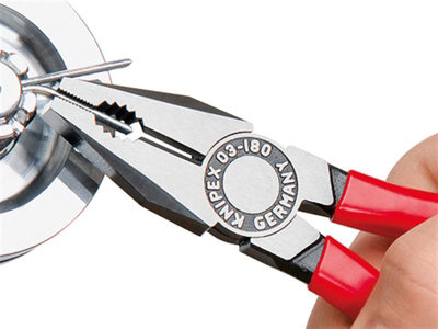 Knipex 03 01 180 SB Combination Pliers PVC Grip 180mm (7in) KPX0301180 - 4