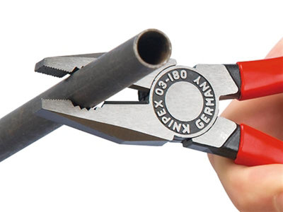 Knipex 03 01 180 SB Combination Pliers PVC Grip 180mm (7in) KPX0301180 - 5