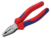 Knipex 03 02 160 SB Combination Pliers Multi-Component Grip 160mm (6.1/4in) KPX0302160