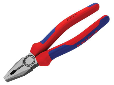 Knipex 03 02 200 SB Combination Pliers Multi-Component Grip 200mm (8in) KPX0302200