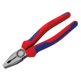 Knipex 03 02 200 SB Combination Pliers Multi-Component Grip 200mm (8in) KPX0302200