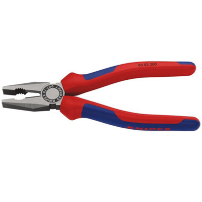 Alicates Combinados Knipex 03 02 200 (8 Pulgadas) - KnipeXtend - Hechos En Alemania - Mango Antideslizante