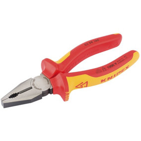 Knipex 03 08 160UKSBE VDE Fully Insulated Combination Pliers, 160mm 32019