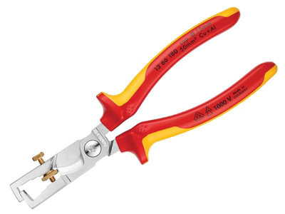 Knipex 13-66-180 SB VDE StriX Insulation Stripper with Cable Shears 180mm KPX1366180