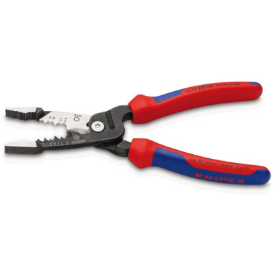 KNIPEX 13 72 200 ME Wire Stripper metric version with multi-component grips black atramentized 200mm 13191