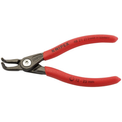 Knipex 130mm90deg Internal Straight Tip Circlip Pliers 12 - 25mm Capacity 75083