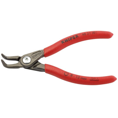 Knipex 130mm90deg Internal Straight Tip Circlip Pliers 8 - 13mm Capacity 75082