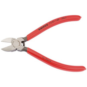 Knipex 140mm Diagonal Side Cutter for Plastics or Lead Only 13083